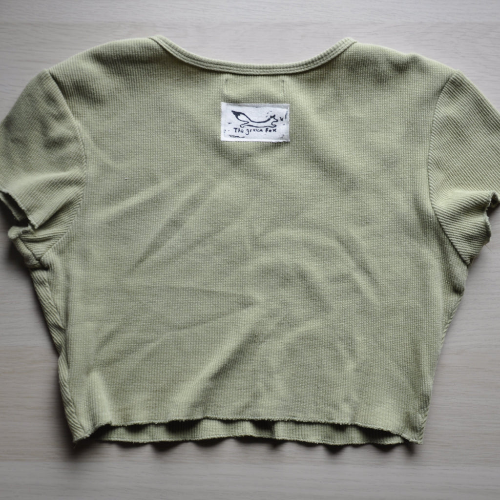 Green Patchwork Tee
