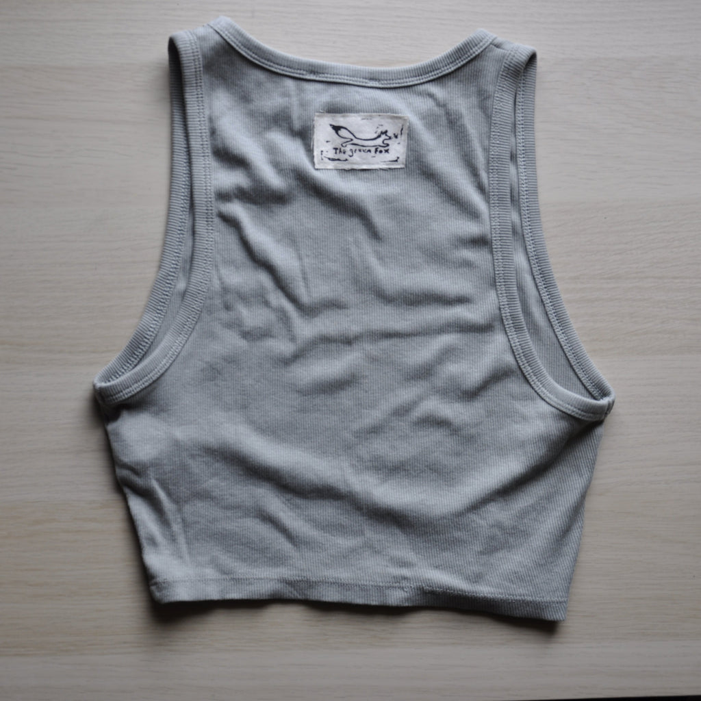 Grey Patchwork Singlet