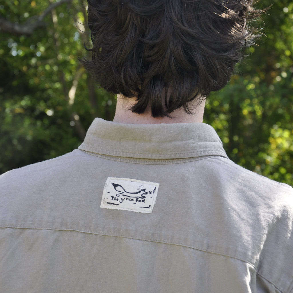 Brown Patchwork Shirt