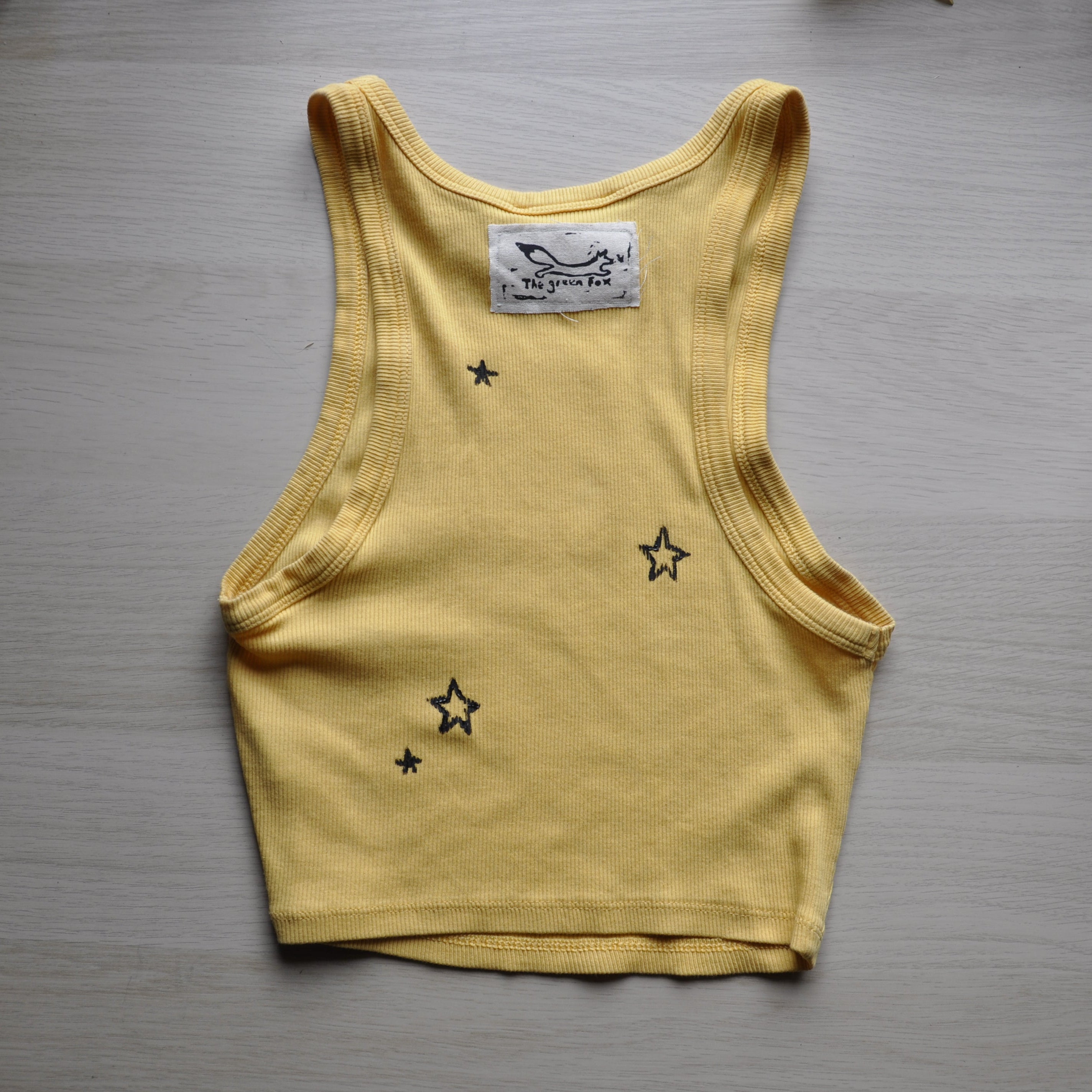 Yellow Patchwork Singlet