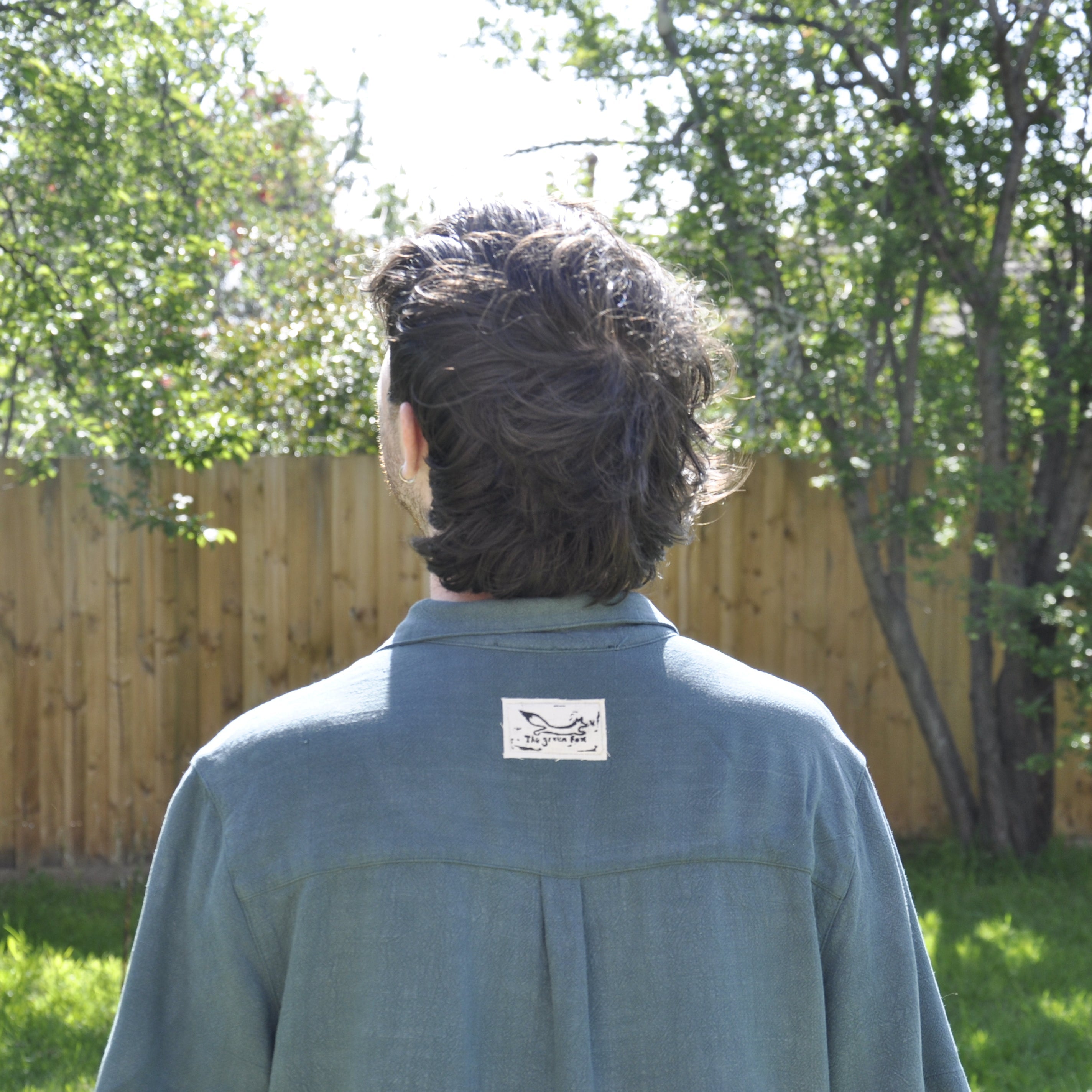 Green Patchwork Shirt