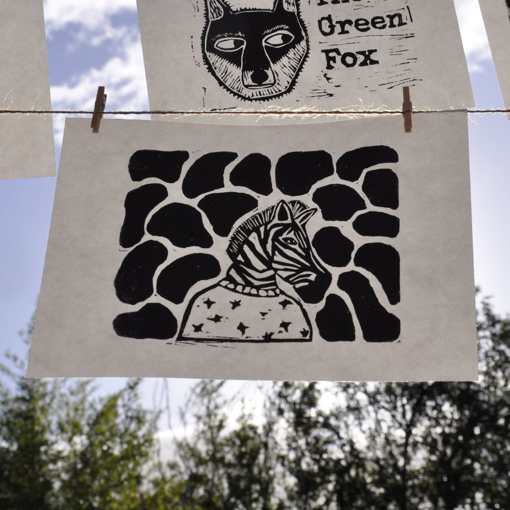 Sassy Zebra in Sweatshirt Print