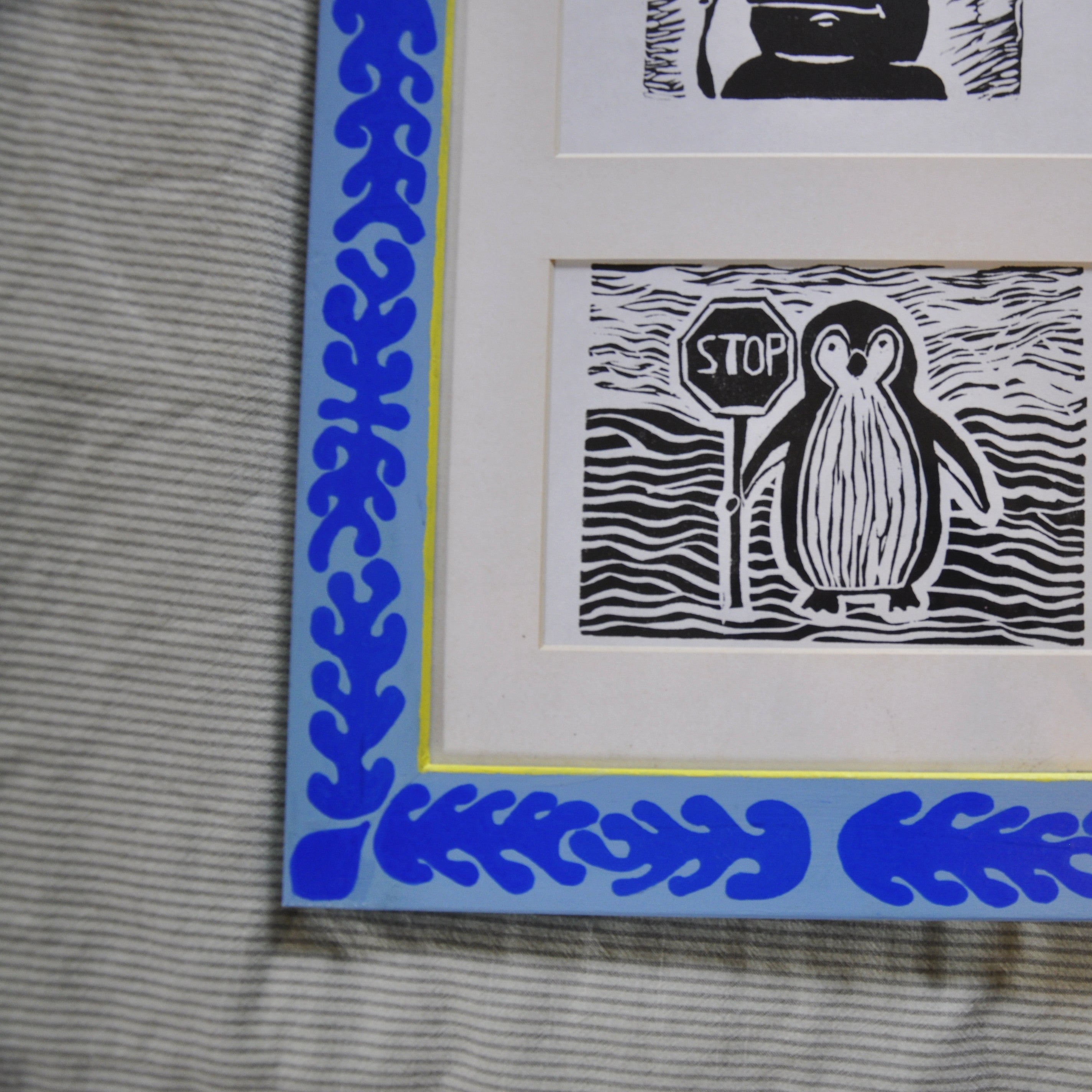 Hand Painted Trio Frame