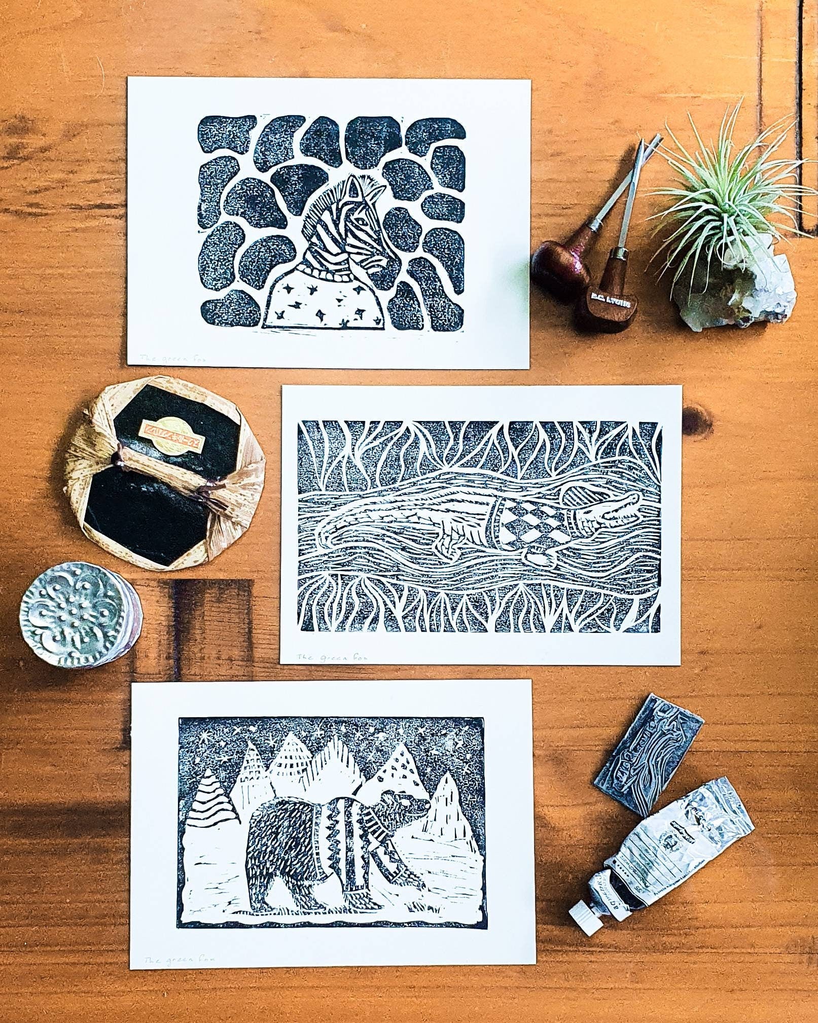 Set Of Three Sweatshirt Series Prints